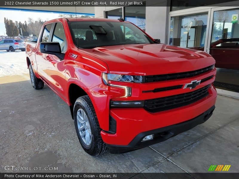 Red Hot / Jet Black 2022 Chevrolet Silverado 1500 Limited RST Crew Cab 4x4