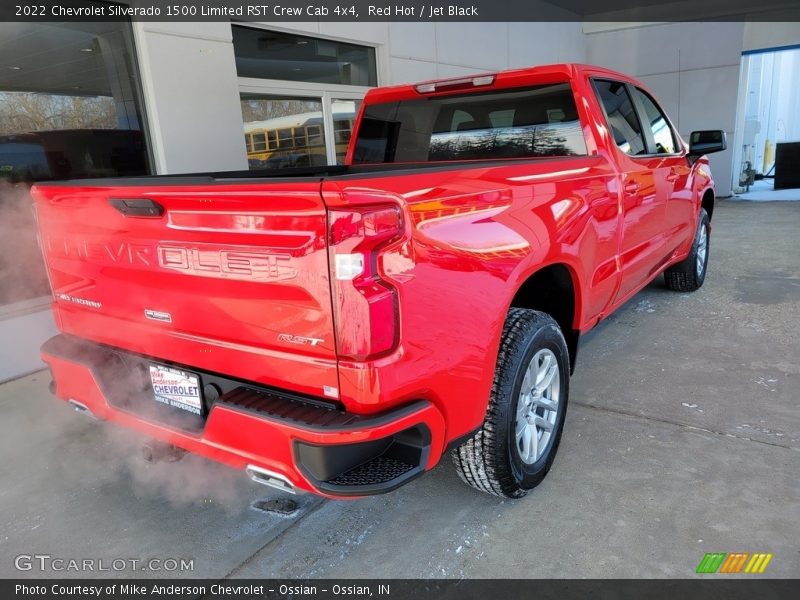 Red Hot / Jet Black 2022 Chevrolet Silverado 1500 Limited RST Crew Cab 4x4