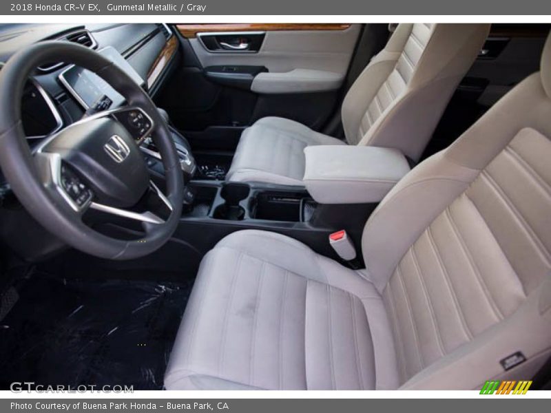 Gunmetal Metallic / Gray 2018 Honda CR-V EX