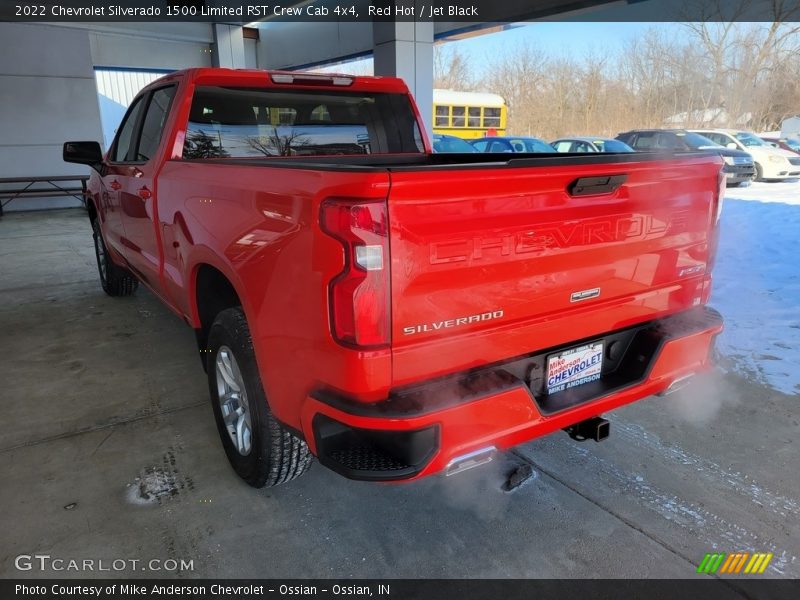 Red Hot / Jet Black 2022 Chevrolet Silverado 1500 Limited RST Crew Cab 4x4