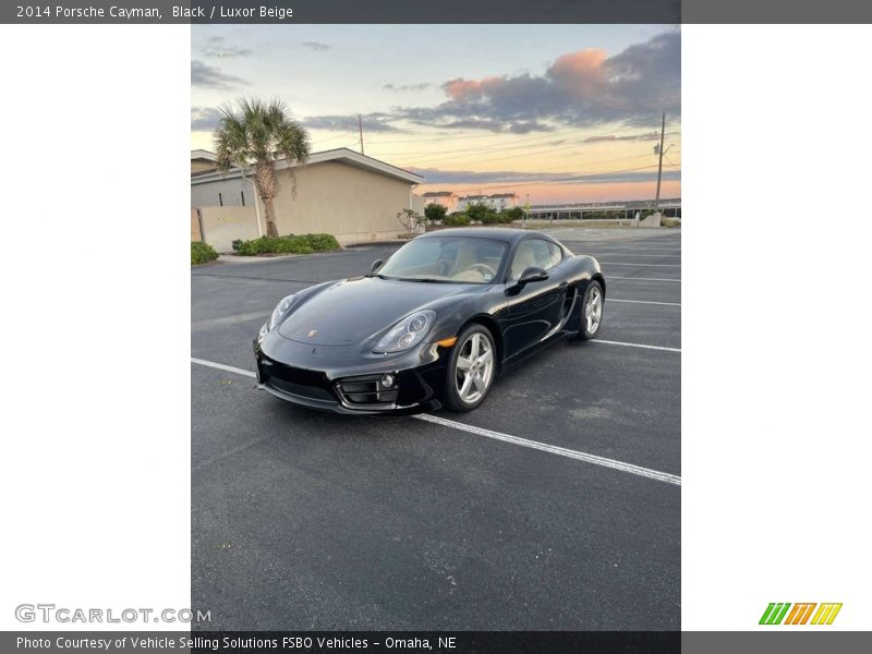 Black / Luxor Beige 2014 Porsche Cayman
