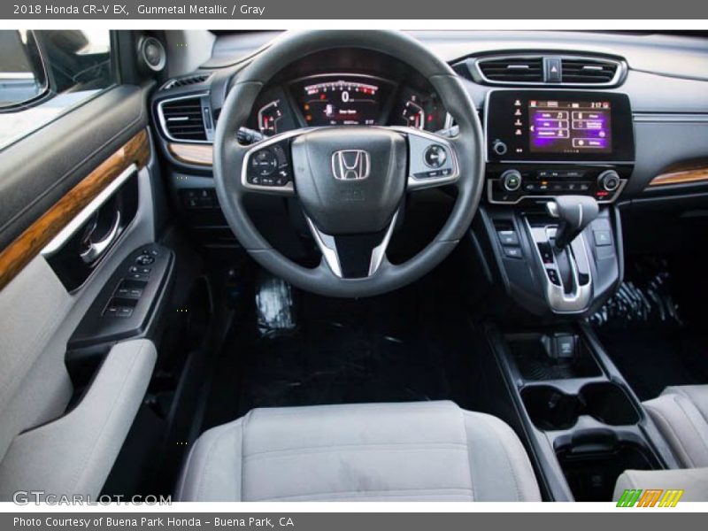 Gunmetal Metallic / Gray 2018 Honda CR-V EX