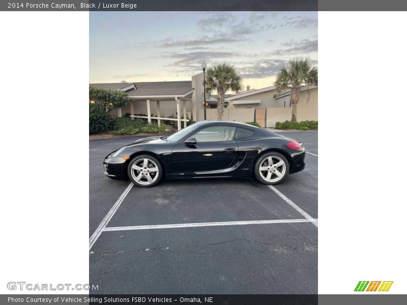 Black / Luxor Beige 2014 Porsche Cayman