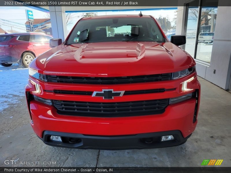 Red Hot / Jet Black 2022 Chevrolet Silverado 1500 Limited RST Crew Cab 4x4