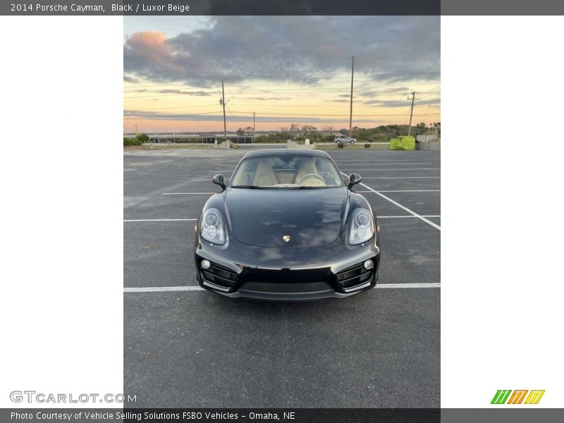 Black / Luxor Beige 2014 Porsche Cayman