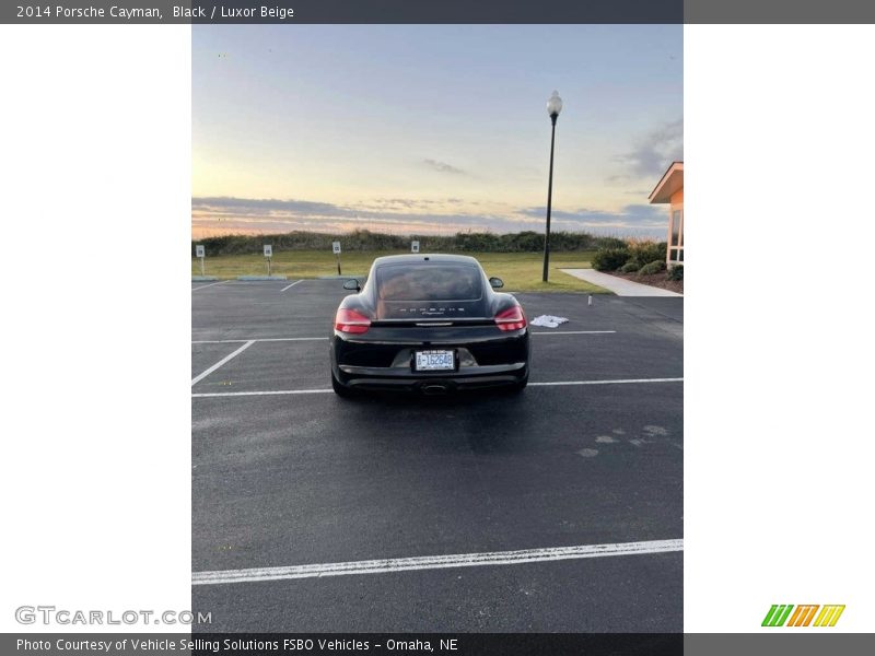 Black / Luxor Beige 2014 Porsche Cayman