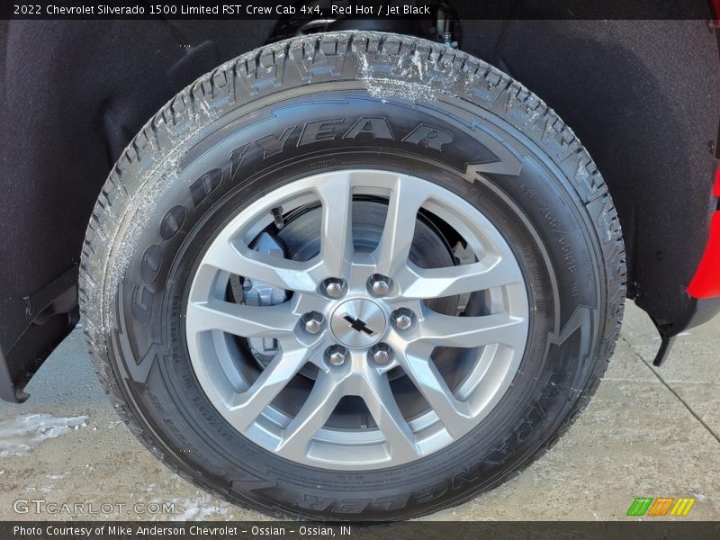 Red Hot / Jet Black 2022 Chevrolet Silverado 1500 Limited RST Crew Cab 4x4