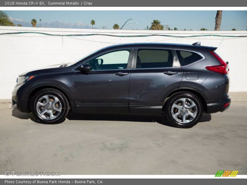 Gunmetal Metallic / Gray 2018 Honda CR-V EX