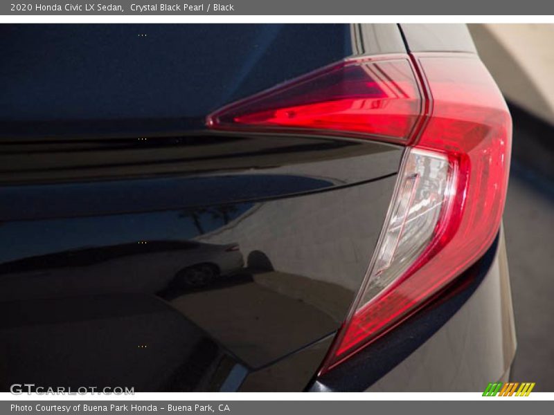 Crystal Black Pearl / Black 2020 Honda Civic LX Sedan