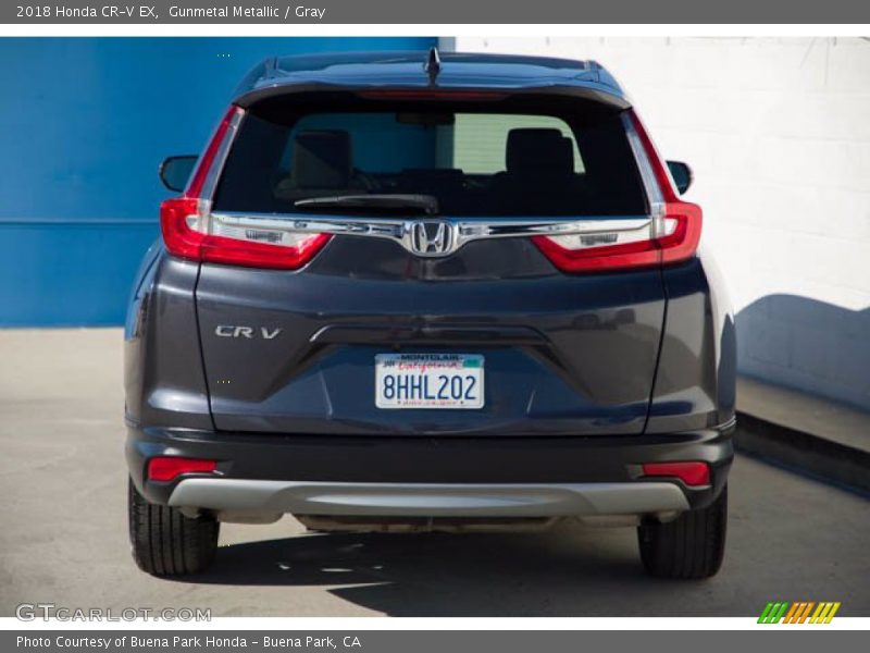 Gunmetal Metallic / Gray 2018 Honda CR-V EX