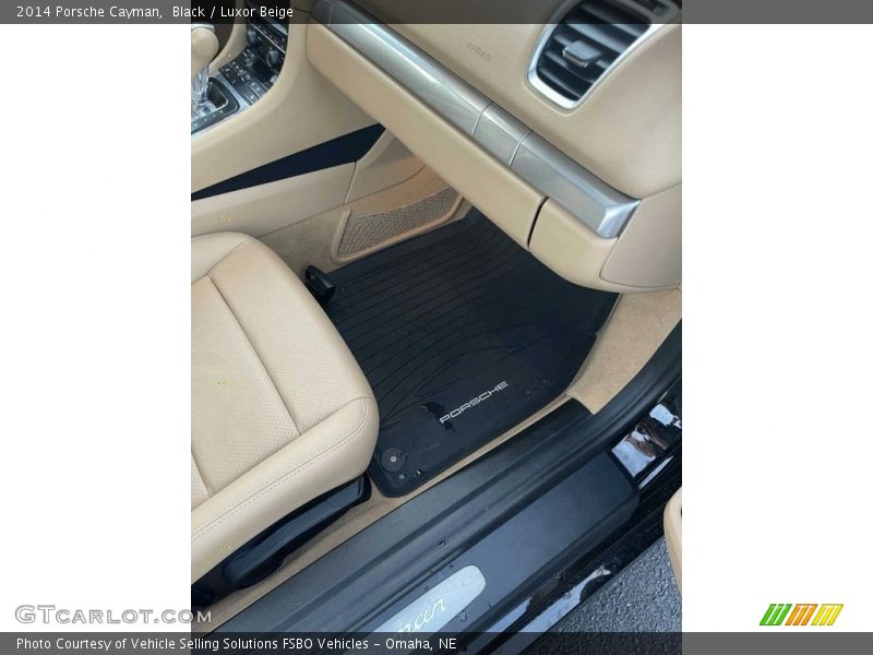 Black / Luxor Beige 2014 Porsche Cayman