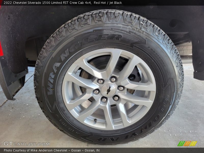 Red Hot / Jet Black 2022 Chevrolet Silverado 1500 Limited RST Crew Cab 4x4