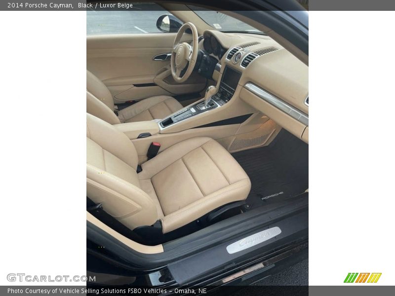Black / Luxor Beige 2014 Porsche Cayman