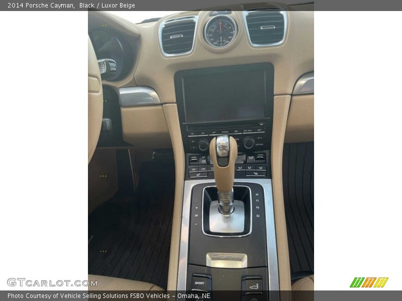 Black / Luxor Beige 2014 Porsche Cayman