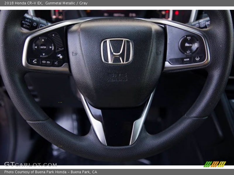 Gunmetal Metallic / Gray 2018 Honda CR-V EX