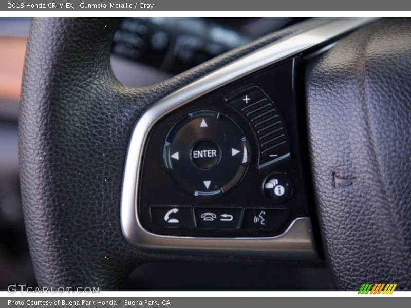 Gunmetal Metallic / Gray 2018 Honda CR-V EX