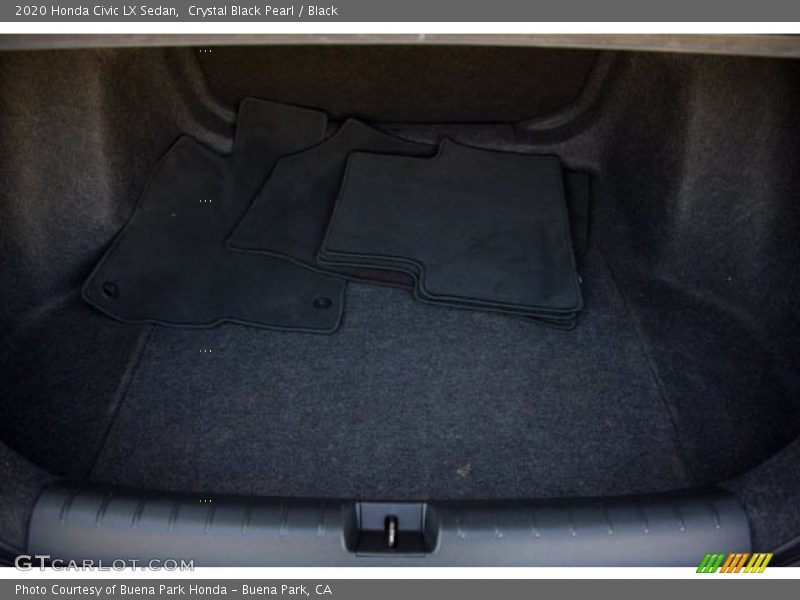 Crystal Black Pearl / Black 2020 Honda Civic LX Sedan