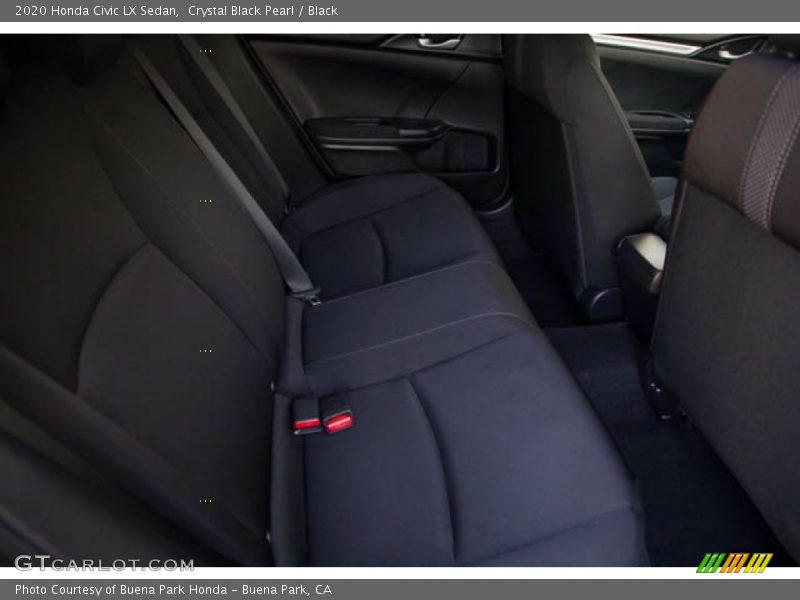 Crystal Black Pearl / Black 2020 Honda Civic LX Sedan