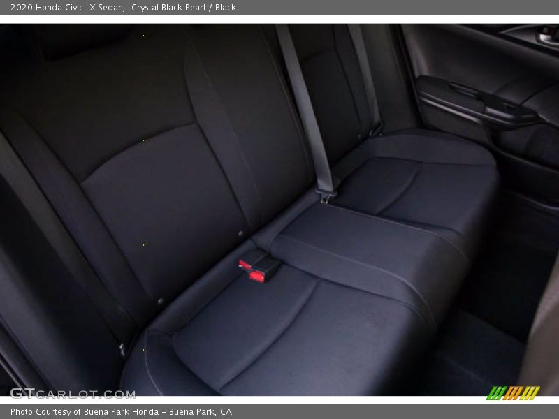 Crystal Black Pearl / Black 2020 Honda Civic LX Sedan
