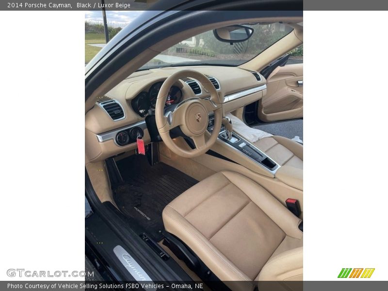 Black / Luxor Beige 2014 Porsche Cayman