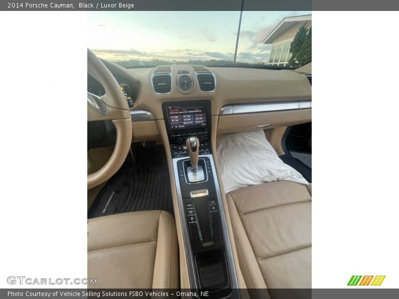 Black / Luxor Beige 2014 Porsche Cayman