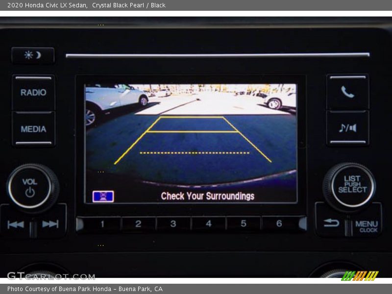 Crystal Black Pearl / Black 2020 Honda Civic LX Sedan