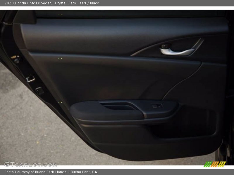 Crystal Black Pearl / Black 2020 Honda Civic LX Sedan