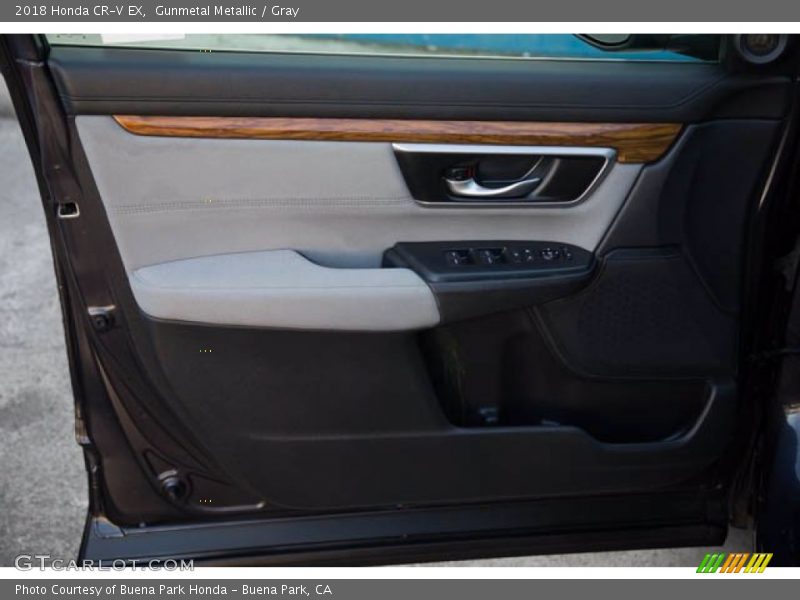 Gunmetal Metallic / Gray 2018 Honda CR-V EX