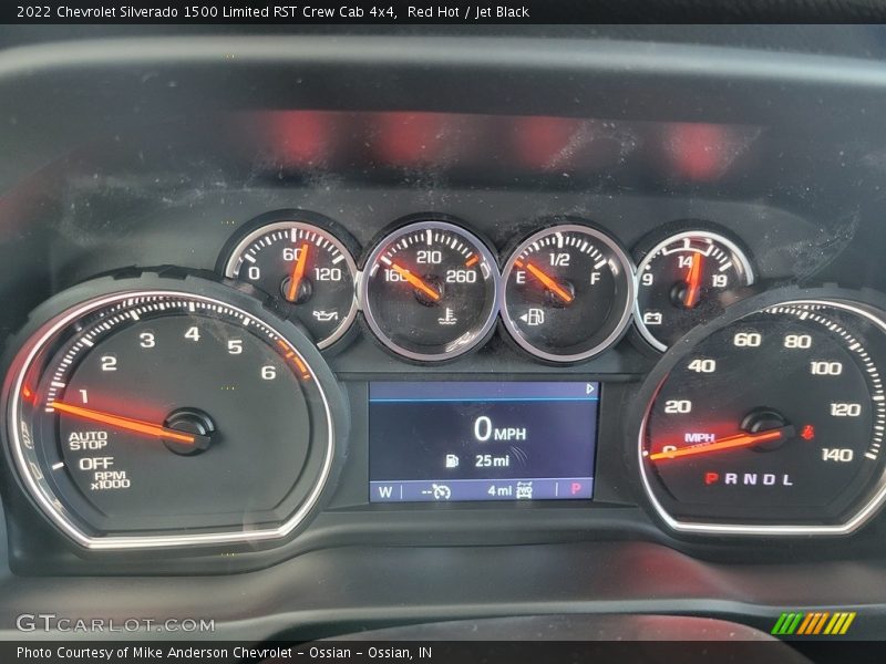 Red Hot / Jet Black 2022 Chevrolet Silverado 1500 Limited RST Crew Cab 4x4