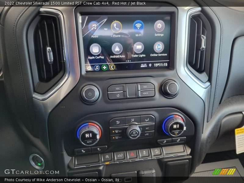 Red Hot / Jet Black 2022 Chevrolet Silverado 1500 Limited RST Crew Cab 4x4