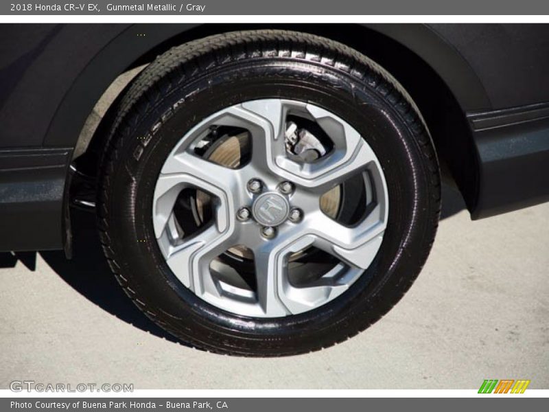 Gunmetal Metallic / Gray 2018 Honda CR-V EX
