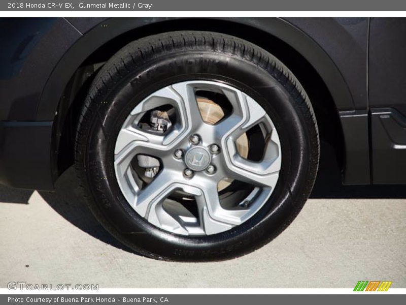 Gunmetal Metallic / Gray 2018 Honda CR-V EX