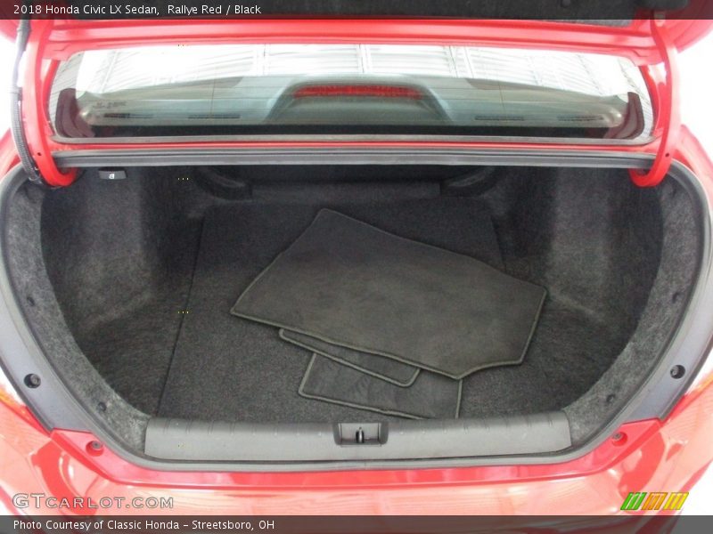 Rallye Red / Black 2018 Honda Civic LX Sedan