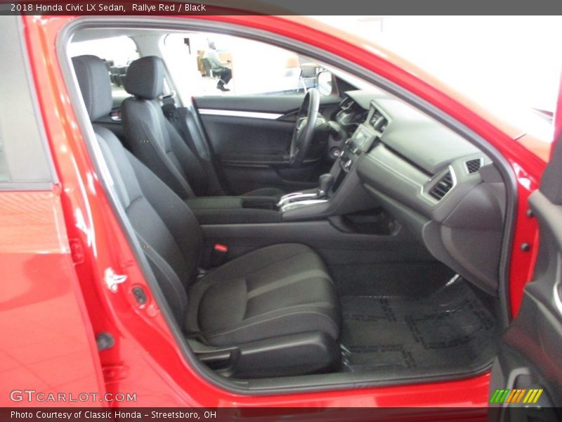 Rallye Red / Black 2018 Honda Civic LX Sedan