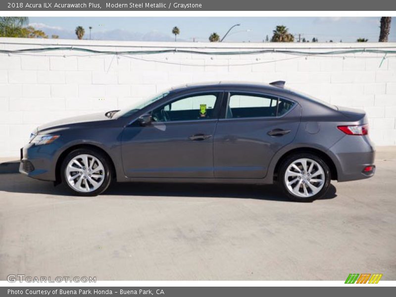 Modern Steel Metallic / Graystone 2018 Acura ILX Acurawatch Plus