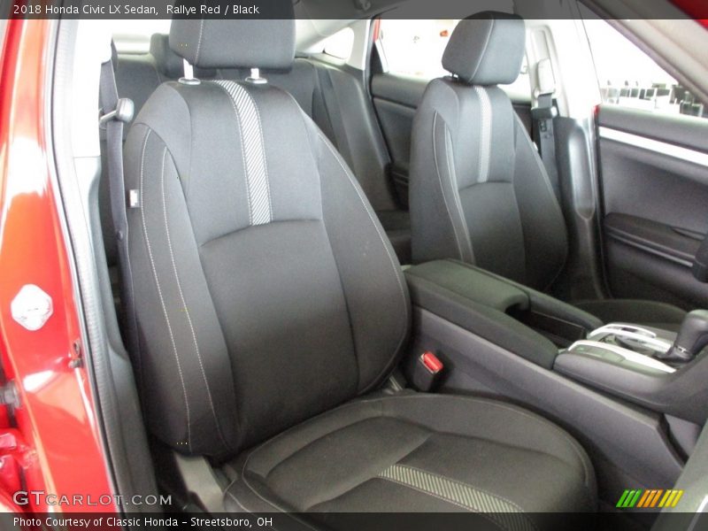 Rallye Red / Black 2018 Honda Civic LX Sedan