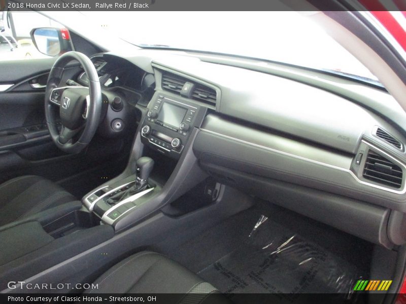 Rallye Red / Black 2018 Honda Civic LX Sedan
