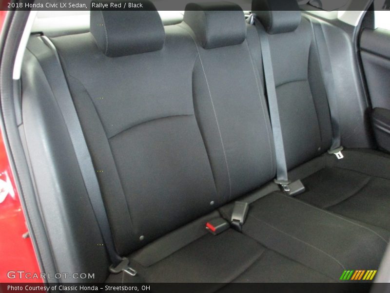 Rallye Red / Black 2018 Honda Civic LX Sedan