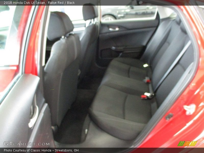 Rallye Red / Black 2018 Honda Civic LX Sedan