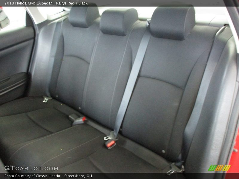 Rallye Red / Black 2018 Honda Civic LX Sedan