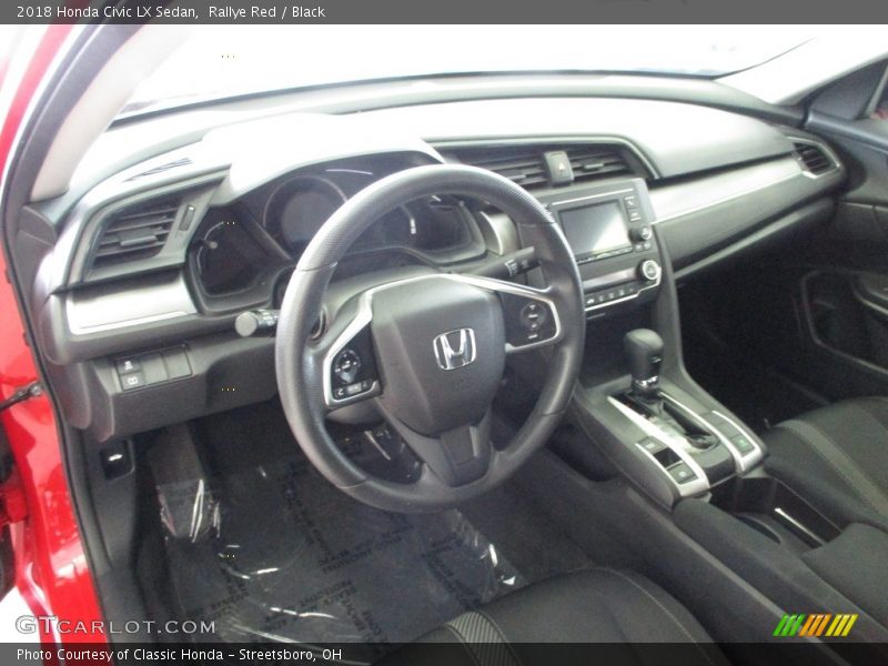 Rallye Red / Black 2018 Honda Civic LX Sedan