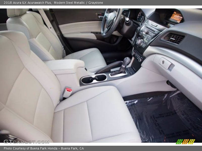 Modern Steel Metallic / Graystone 2018 Acura ILX Acurawatch Plus