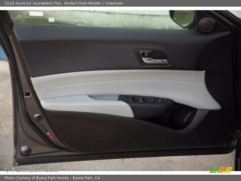 Modern Steel Metallic / Graystone 2018 Acura ILX Acurawatch Plus