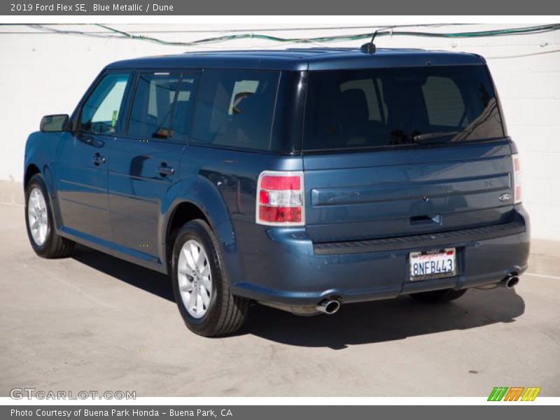 Blue Metallic / Dune 2019 Ford Flex SE