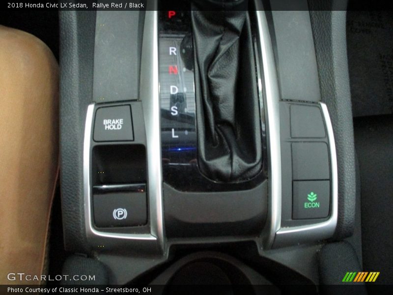 Rallye Red / Black 2018 Honda Civic LX Sedan