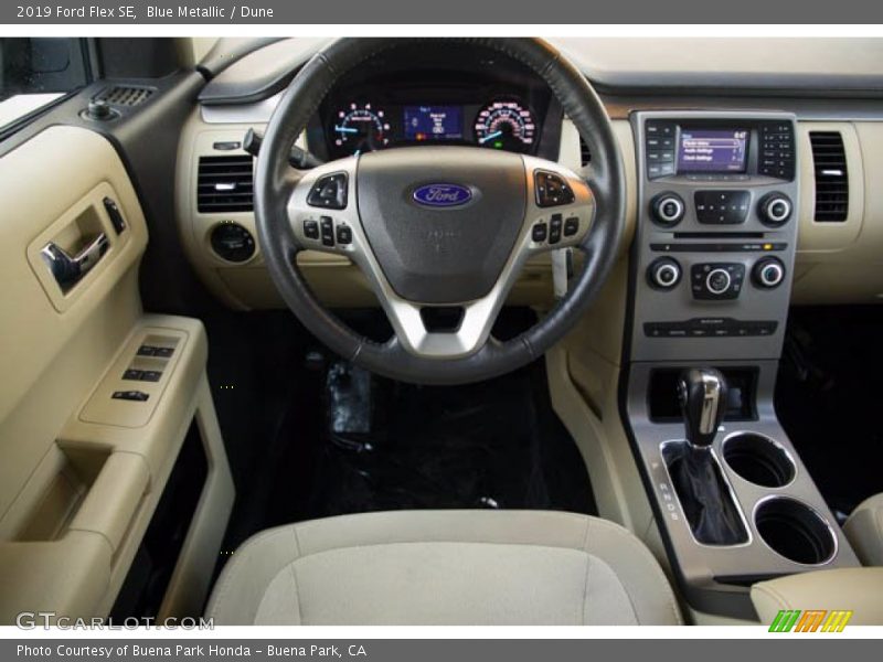 Blue Metallic / Dune 2019 Ford Flex SE
