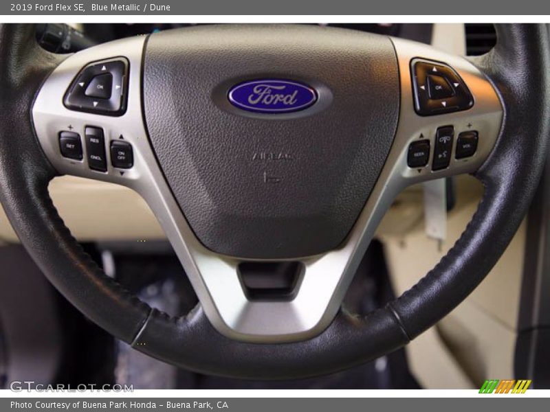 Blue Metallic / Dune 2019 Ford Flex SE