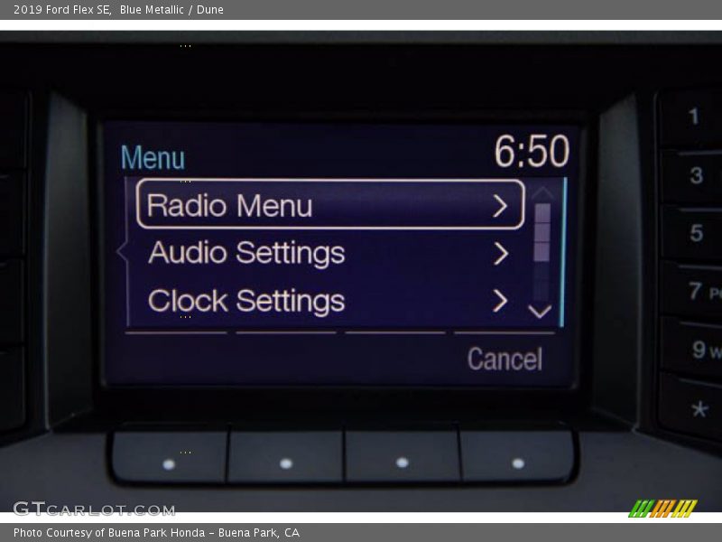 Blue Metallic / Dune 2019 Ford Flex SE