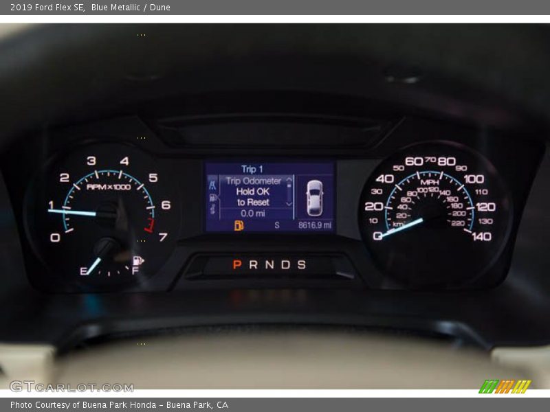 Blue Metallic / Dune 2019 Ford Flex SE