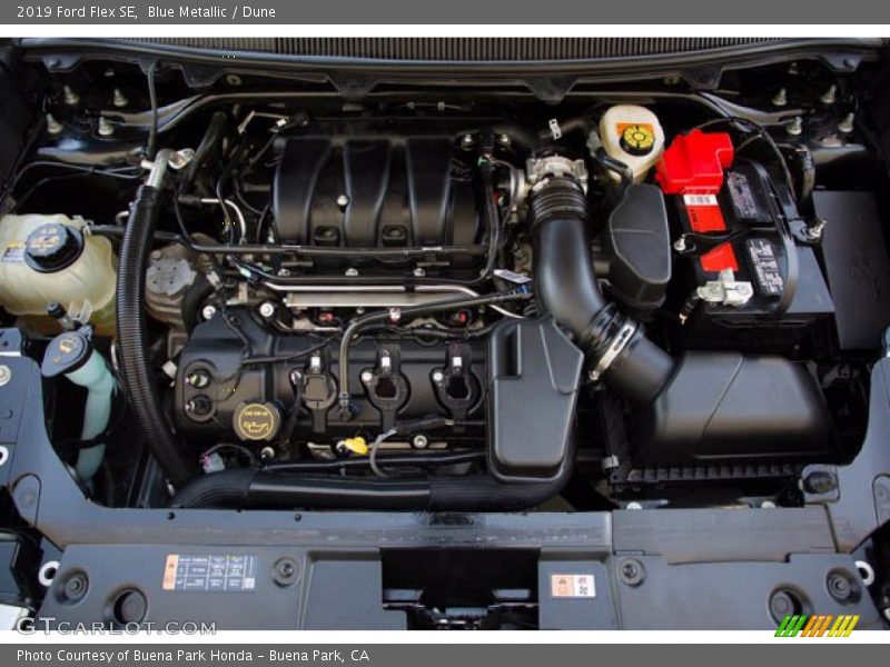 Blue Metallic / Dune 2019 Ford Flex SE